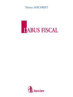 cover image of L'abus fiscal